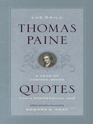 cover image of The Daily Thomas Paine